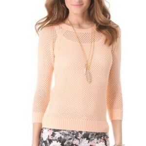 CLUB MONACO Sydney Sweater in Cantaloupe-L